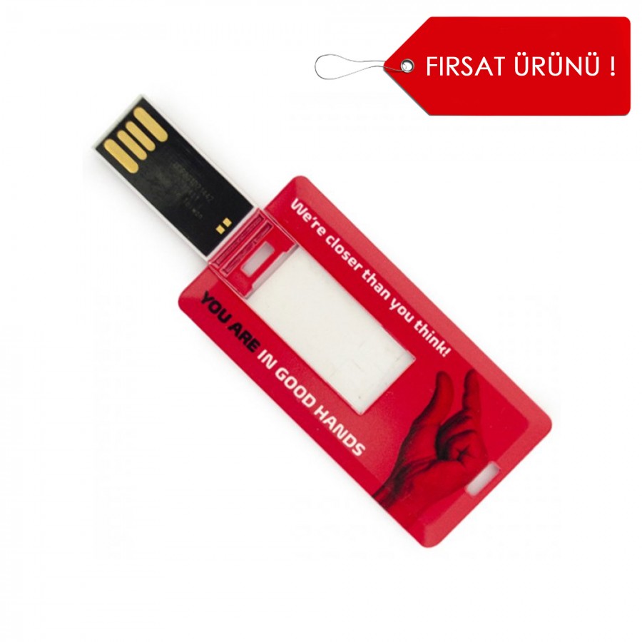 Kredi Kartı Şeklinde USB Bellek